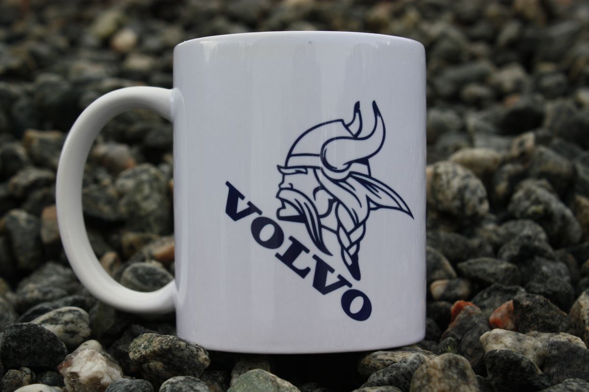 VOLVO mørk blå viking  - Kaffekrus