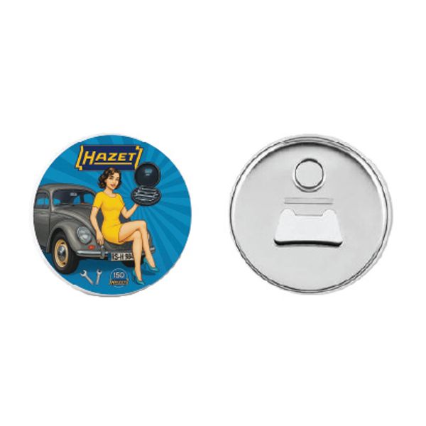 Hovedbilde Hazet Button 55mm, Velg alternativ i menyen