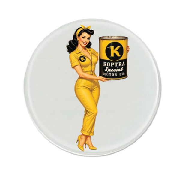 Hovedbilde Dekorative ØL/ Glassbrikker Retro Koptra Dama