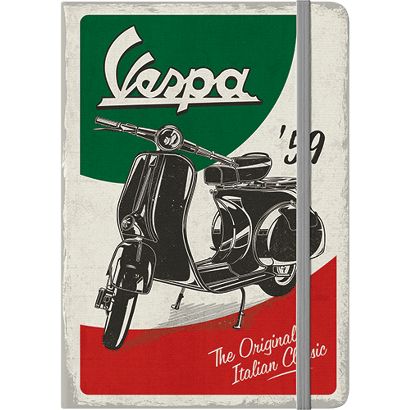 Retro Vespa The Italian Classic Notisbok