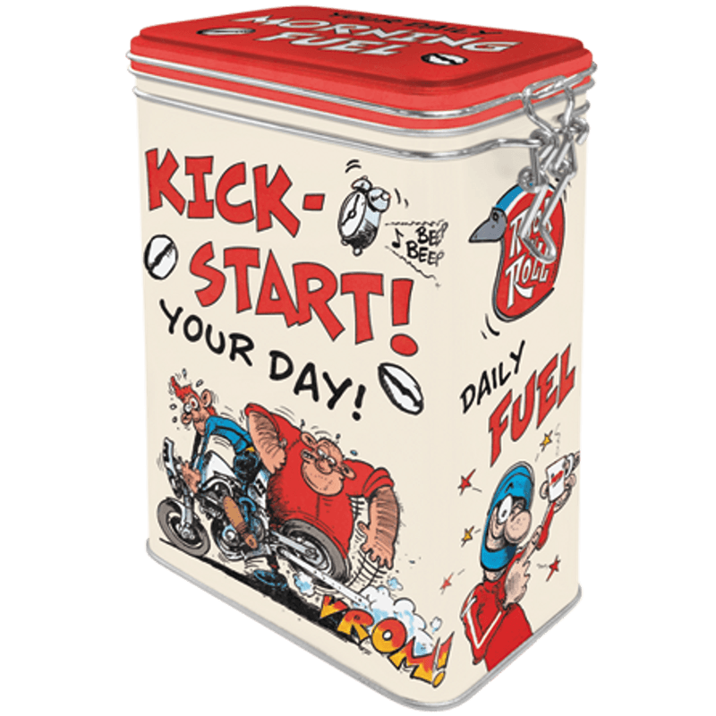  Kickstart Your Day Kaffeboks i Metall