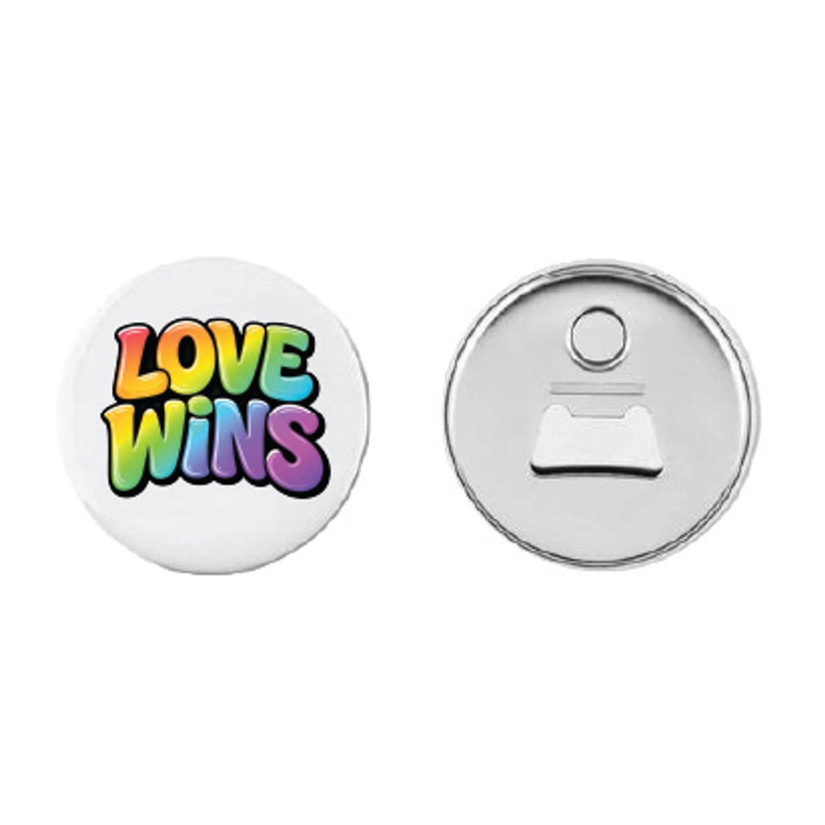 Love Wins Button 55mm, Velg alternativ i menyen