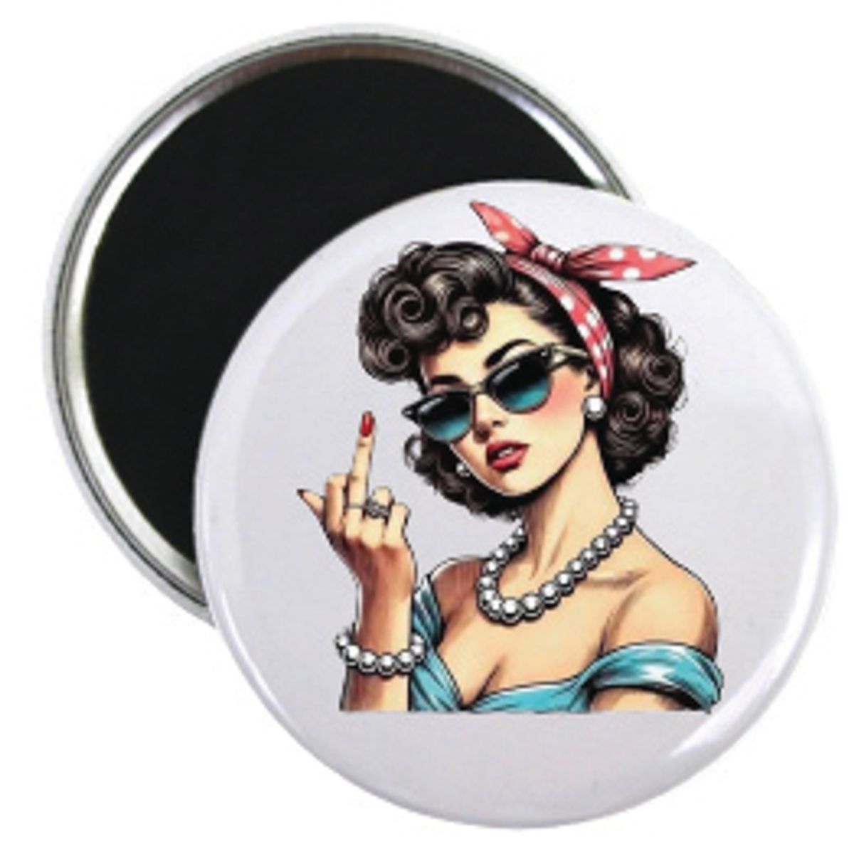 Pin Up Button 55mm, Velg alternativ i menyen