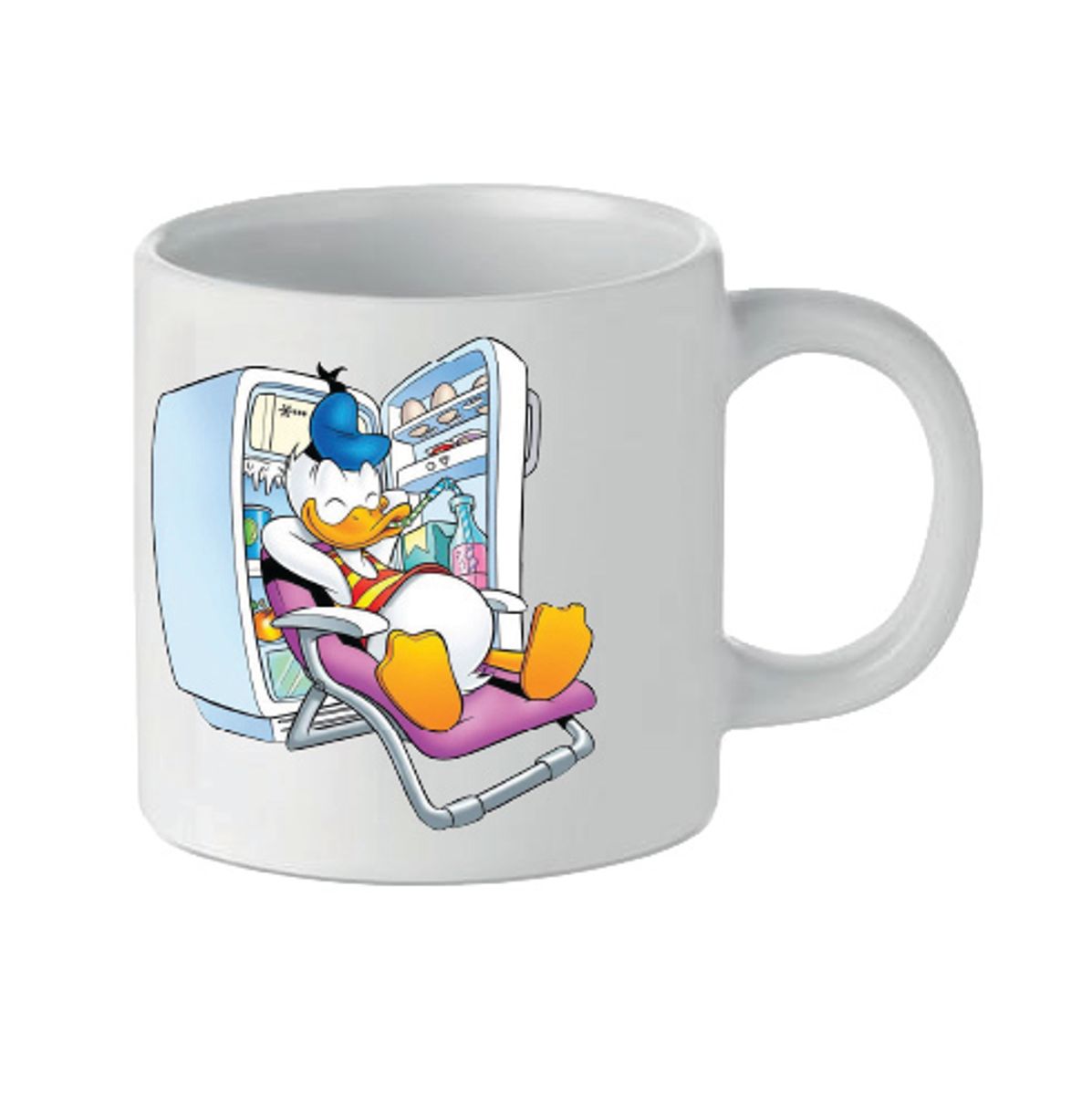 Donald Duck på solseng Barnekopp i plast – 180ml.