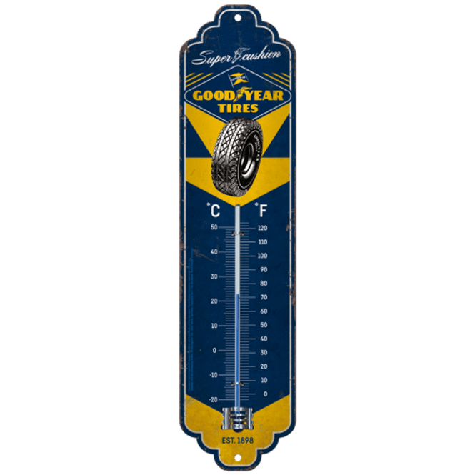 Hovedbilde Retro Termometer, Goodyear Super Cushion