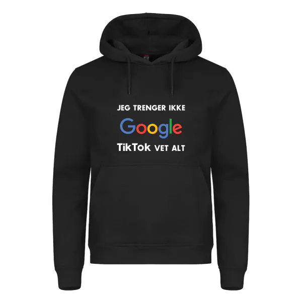 Hovedbilde TikTok vet alt - hettegenser
