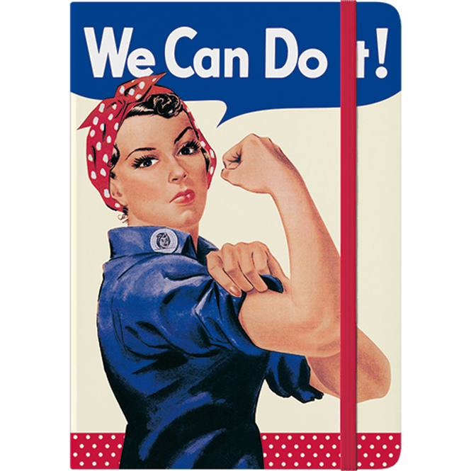 Hovedbilde Retro  We Can Do It Rosie  Notisbok