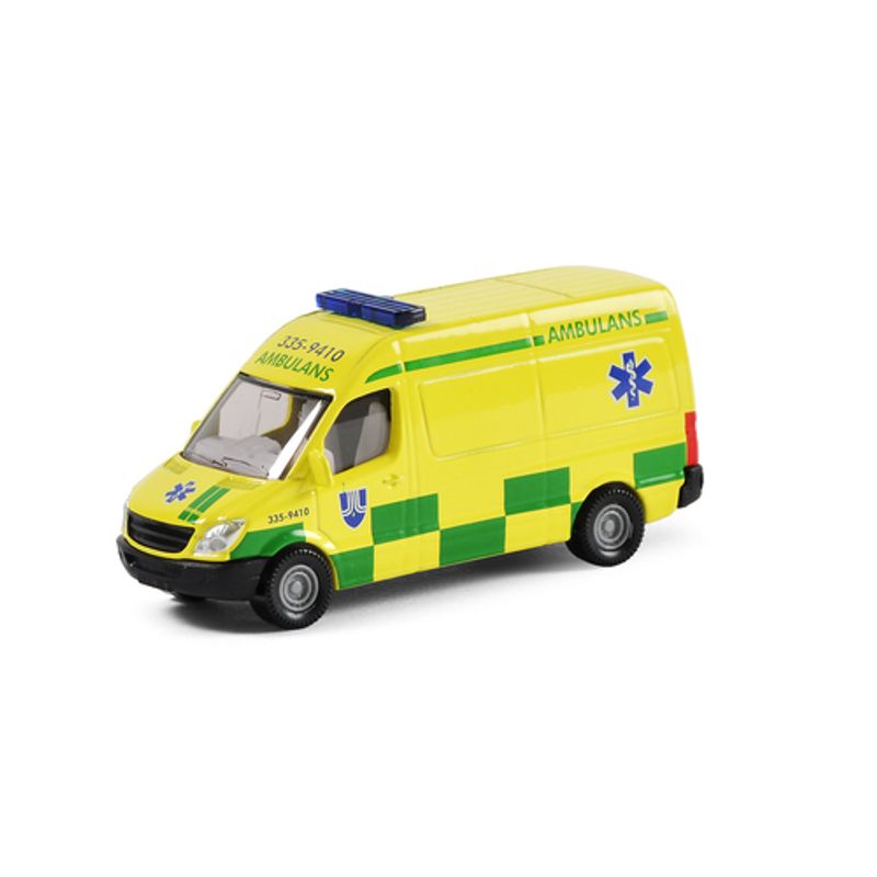 Siku Ambulanse Gul Liten lekebil