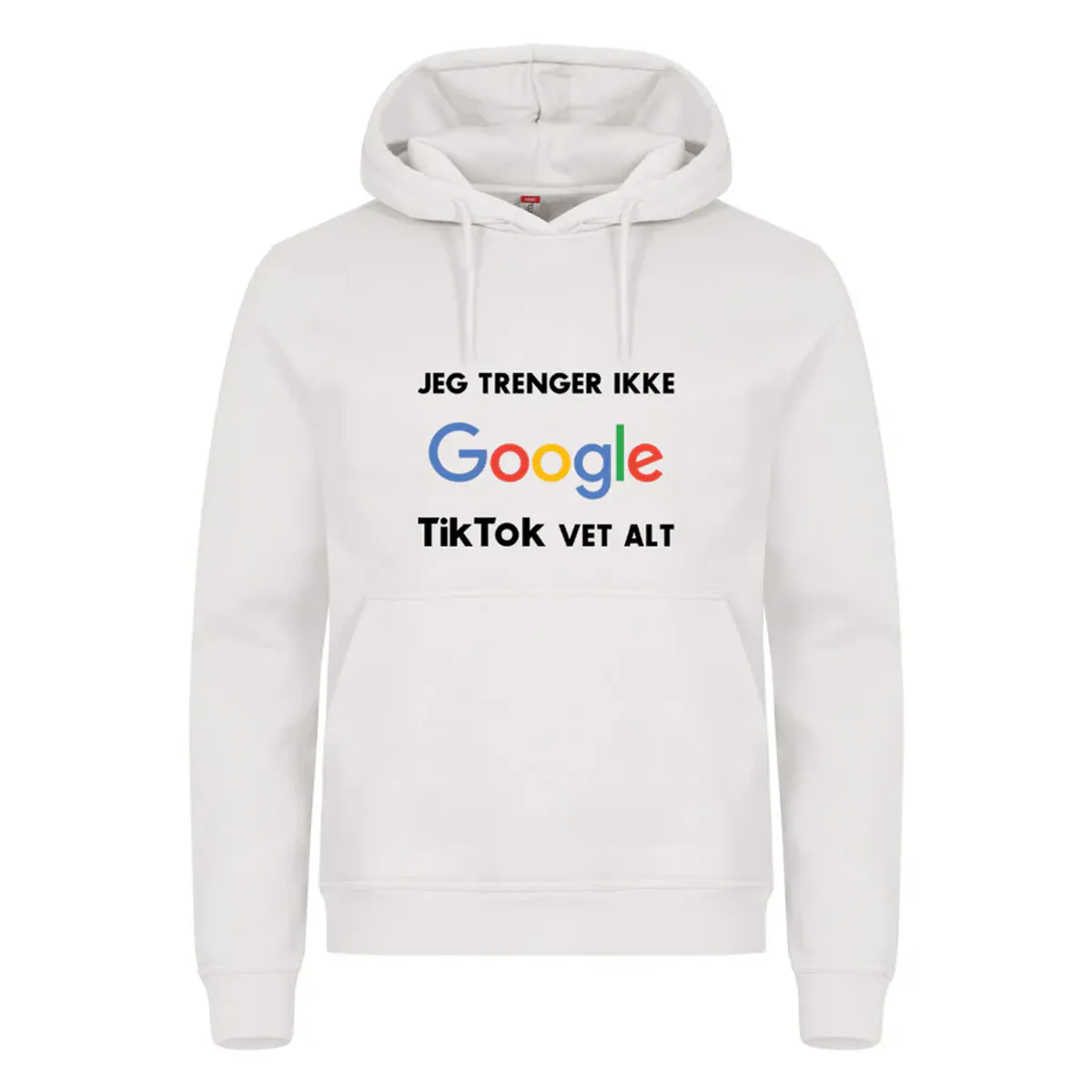 TikTok vet alt - hettegenser