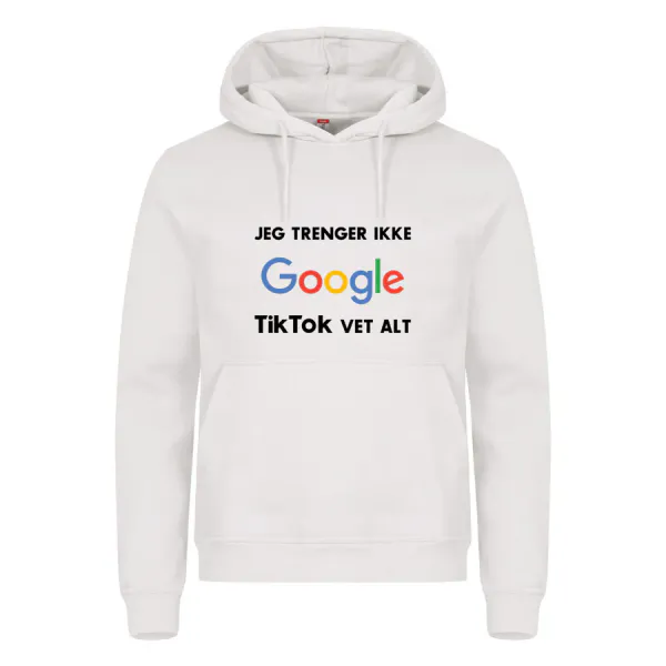 Hovedbilde TikTok vet alt - hettegenser