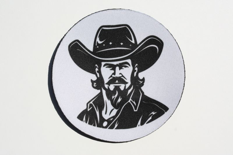Cowboy  ØL Brikke