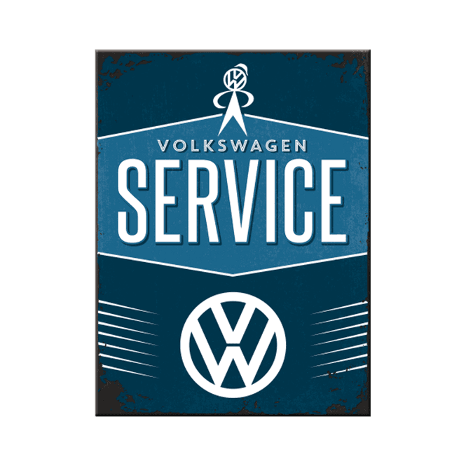 Hovedbilde Retro Volkswagen Service, Kjøleskapsmagnet