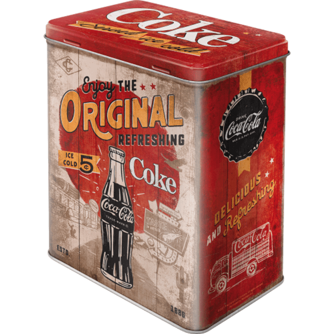 Hovedbilde Coca-Cola - Original Coke Metallboks