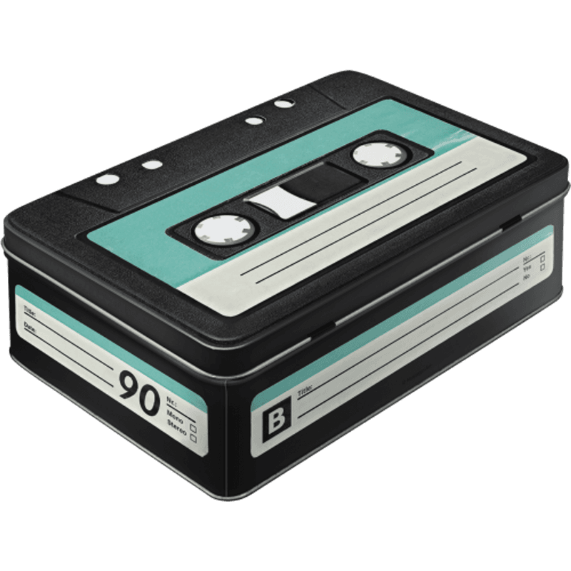 Retro Cassette Metallboks
