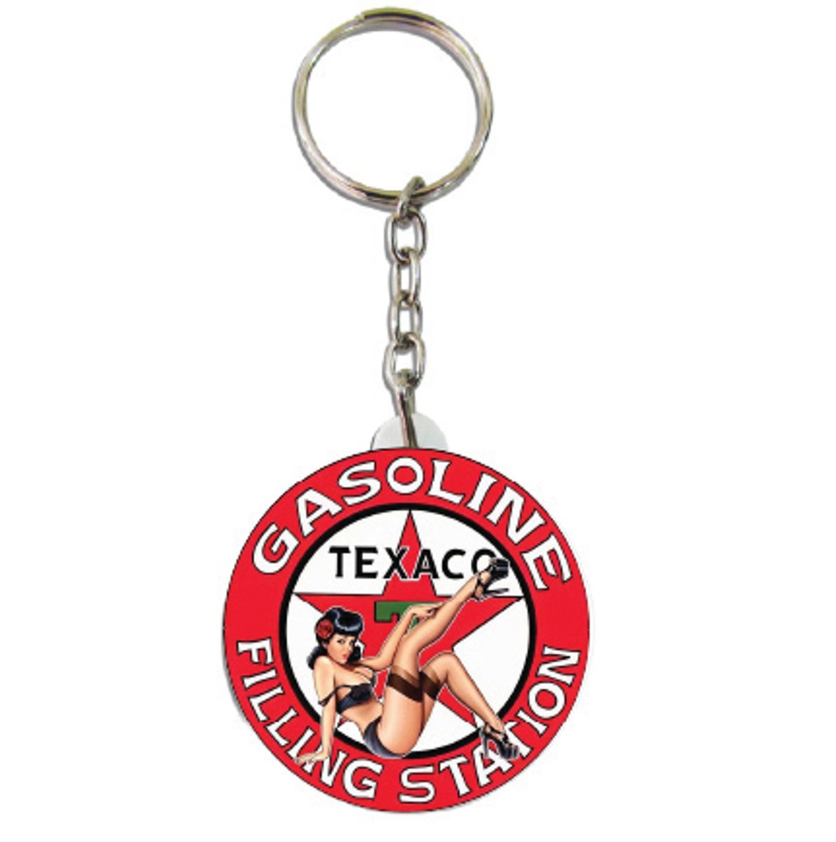 Gasoline Filling Station Button 55mm, Velg alternativ i menyen